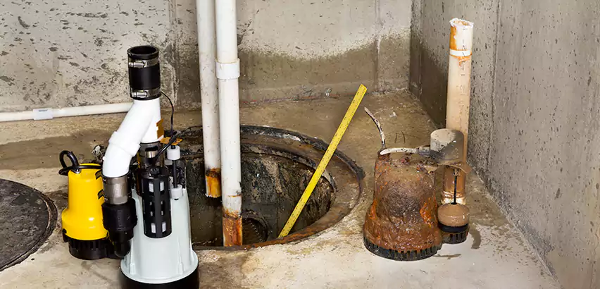 Installing Sump Pump in Finished Basement in Davie, FL